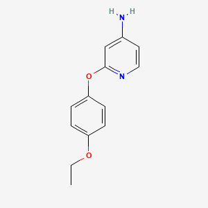 molecular formula C13H14N2O2 B2556609 2-(4-Ethoxyphenoxy)pyridin-4-amine CAS No. 25194-69-8