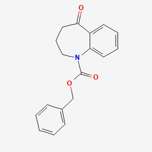 B2556766 benzyl 5-oxo-2,3,4,5-tetrahydro-1H-1-benzazepine-1-carboxylate CAS No. 1904593-70-9
