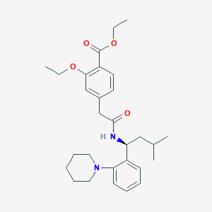 molecular formula C29H40N2O4 B025568 Repaglinide ethyl ester CAS No. 147770-06-7