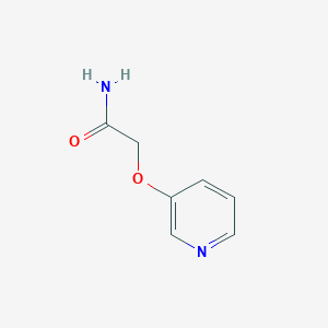 molecular formula C7H8N2O2 B2556959 2-(Pyridin-3-yloxy)acetamide CAS No. 933979-12-5