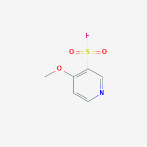 molecular formula C6H6FNO3S B2557063 4-Methoxypyridine-3-sulfonyl fluoride CAS No. 2137698-57-6