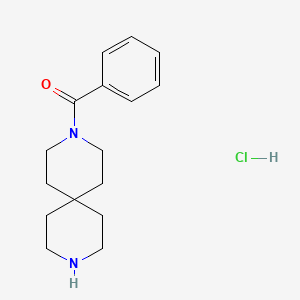 3,9-Diazaspiro[5.5]undecan-3-yl(phenyl)methanone;hydrochloride