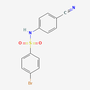 4-bromo-N-(4-cyanophenyl)benzenesulfonamide