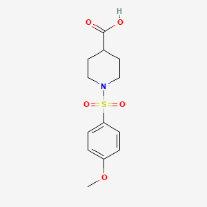 1-[(4-Methoxyphenyl)sulfonyl]-4-piperidinecarboxylic acid