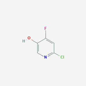 molecular formula C5H3ClFNO B2557146 6-Chloro-4-fluoropyridin-3-ol CAS No. 1211530-63-0