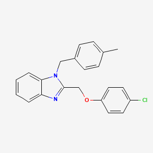 2-[(4-chlorophenoxy)methyl]-1-(4-methylbenzyl)-1H-benzimidazole