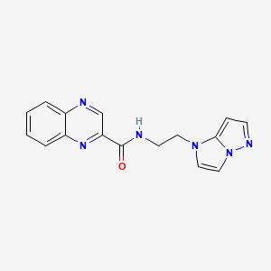 N-(2-(1H-imidazo[1,2-b]pyrazol-1-yl)ethyl)quinoxaline-2-carboxamide