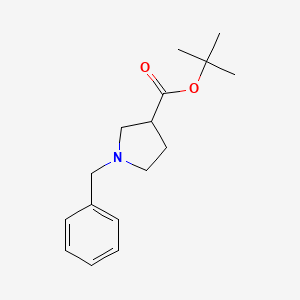 molecular formula C16H23NO2 B2557204 Tert-butyl 1-benzylpyrrolidine-3-carboxylate CAS No. 155110-03-5