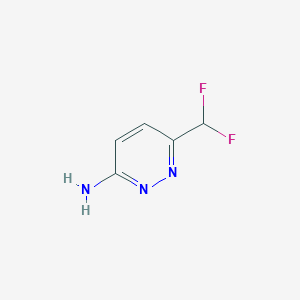 6-(Difluoromethyl)pyridazin-3-amine