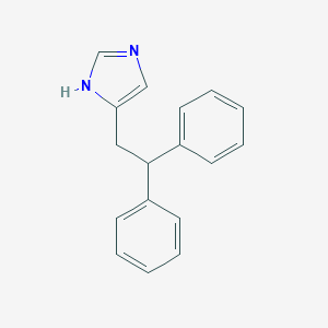 molecular formula C17H16N2 B025575 5-(2,2-diphenylethyl)-1H-imidazole CAS No. 102390-63-6
