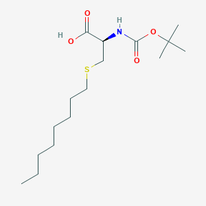 molecular formula C16H31NO4S B2557533 Boc-Cys(Octyl)-OH CAS No. 67194-12-1