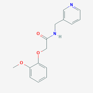 2-(2-methoxyphenoxy)-N-(pyridin-3-ylmethyl)acetamide