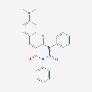 5-[4-(dimethylamino)benzylidene]-1,3-diphenyl-2,4,6(1H,3H,5H)-pyrimidinetrione