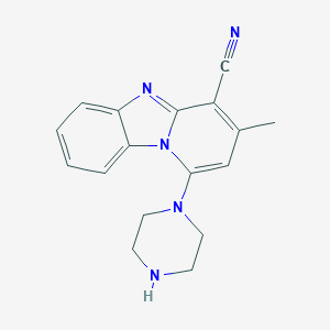 3-Methyl-1-piperazin-1-ylpyrido[1,2-a]benzimidazole-4-carbonitrile