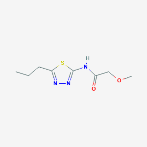 2-methoxy-N-(5-propyl-1,3,4-thiadiazol-2-yl)acetamide