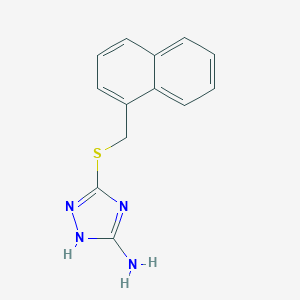 5-((naphthalen-1-ylmethyl)thio)-4H-1,2,4-triazol-3-amine