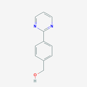 molecular formula C11H10N2O B025578 (4-Pyrimidin-2-ylphenyl)methanol CAS No. 100806-78-8