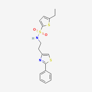 5-ethyl-N-[2-(2-phenyl-4-thiazolyl)ethyl]-2-thiophenesulfonamide