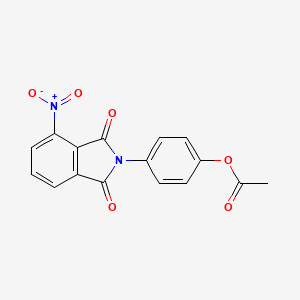 4-(4-Nitro-1,3-dioxoisoindolin-2-yl)phenyl acetate