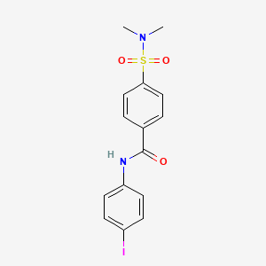 4-(dimethylsulfamoyl)-N-(4-iodophenyl)benzamide