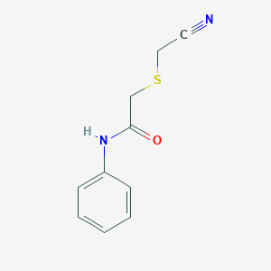 2-[(cyanomethyl)thio]-N-phenylacetamide