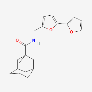 molecular formula C20H23NO3 B2557991 N-({[2,2'-bifuran]-5-yl}methyl)adamantane-1-carboxamide CAS No. 2034436-86-5