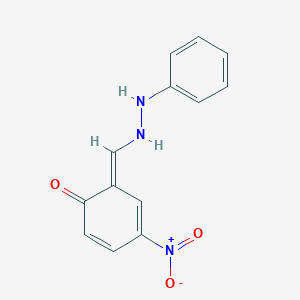 (6E)-4-nitro-6-[(2-phenylhydrazinyl)methylidene]cyclohexa-2,4-dien-1-one