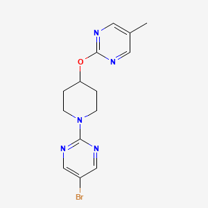2-[1-(5-Bromopyrimidin-2-yl)piperidin-4-yl]oxy-5-methylpyrimidine