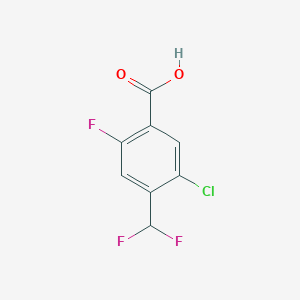 5-Chloro-4-(difluoromethyl)-2-fluorobenzoic acid