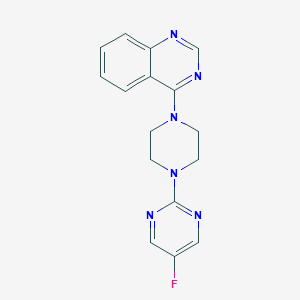 4-[4-(5-Fluoropyrimidin-2-yl)piperazin-1-yl]quinazoline