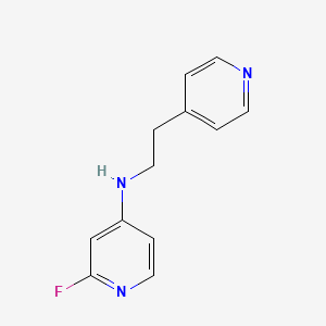 2-Fluoro-N-(2-pyridin-4-ylethyl)pyridin-4-amine