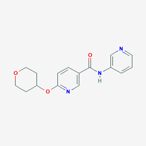 N-(pyridin-3-yl)-6-((tetrahydro-2H-pyran-4-yl)oxy)nicotinamide