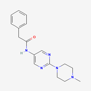 N-(2-(4-methylpiperazin-1-yl)pyrimidin-5-yl)-2-phenylacetamide