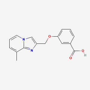 3-[(8-Methylimidazo[1,2-a]pyridin-2-yl)methoxy]benzoic acid