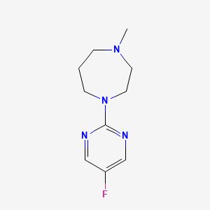 molecular formula C10H15FN4 B2558333 1-(5-Fluoropyrimidin-2-yl)-4-methyl-1,4-diazepane CAS No. 2327212-35-9