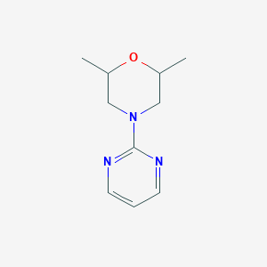 molecular formula C10H15N3O B2558344 2,6-dimethyl-4-(pyrimidin-2-yl)morpholine CAS No. 419557-03-2