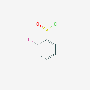 molecular formula C6H4ClFOS B2558346 2-Fluorobenzene-1-sulfinyl chloride CAS No. 1857077-32-7