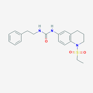 1-(1-(Ethylsulfonyl)-1,2,3,4-tetrahydroquinolin-6-yl)-3-phenethylurea