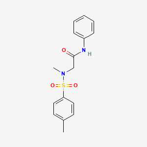2-[methyl-(4-methylphenyl)sulfonylamino]-N-phenylacetamide