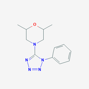 2,6-Dimethyl-4-(1-phenyltetrazol-5-yl)morpholine