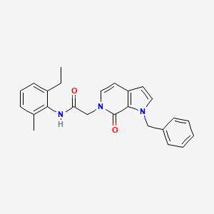 2-(1-benzyl-7-oxo-1H-pyrrolo[2,3-c]pyridin-6(7H)-yl)-N-(2-ethyl-6-methylphenyl)acetamide