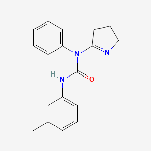 1-(3,4-dihydro-2H-pyrrol-5-yl)-1-phenyl-3-(m-tolyl)urea