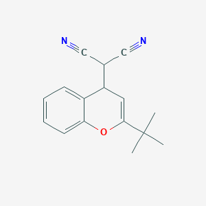 2-(2-tert-butyl-4H-chromen-4-yl)propanedinitrile
