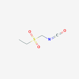 molecular formula C4H7NO3S B2558430 isocyanatomethanesulfonylethane CAS No. 10564-52-0