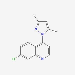 7-Chloro-4-(3,5-dimethyl-1H-pyrazol-1-yl)quinoline