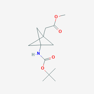 Methyl 2-(3-((tert-butoxycarbonyl)amino)bicyclo[1.1.1]pentan-1-yl)acetate