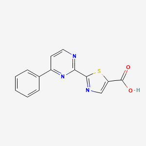 4-Phenyl-2-(2-pyrimidyl) thiazole-5-carboxylic acid
