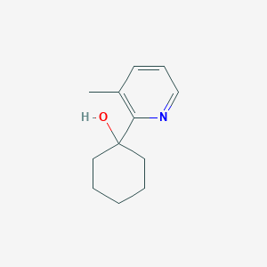 1-(3-Methylpyridin-2-yl)cyclohexan-1-ol