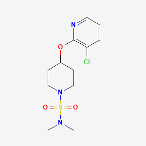 4-((3-chloropyridin-2-yl)oxy)-N,N-dimethylpiperidine-1-sulfonamide