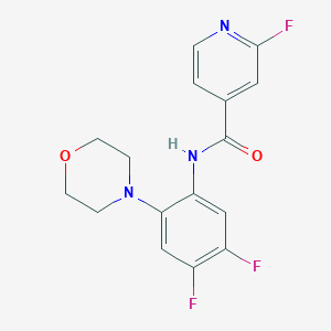 N-[4,5-difluoro-2-(morpholin-4-yl)phenyl]-2-fluoropyridine-4-carboxamide